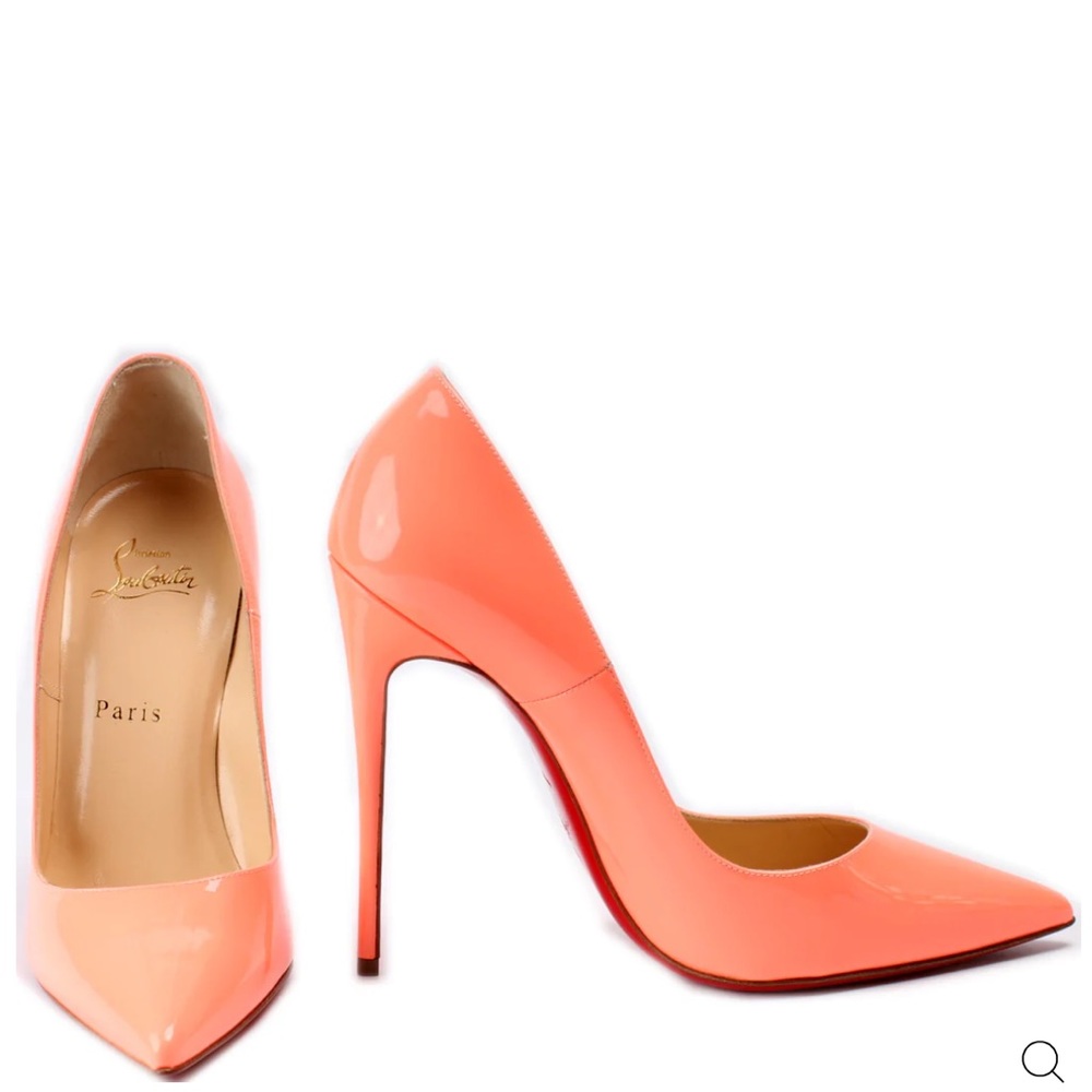 Authentic Christian Louboutin So Kate 5” Heels in Flamingo Pink Size 38